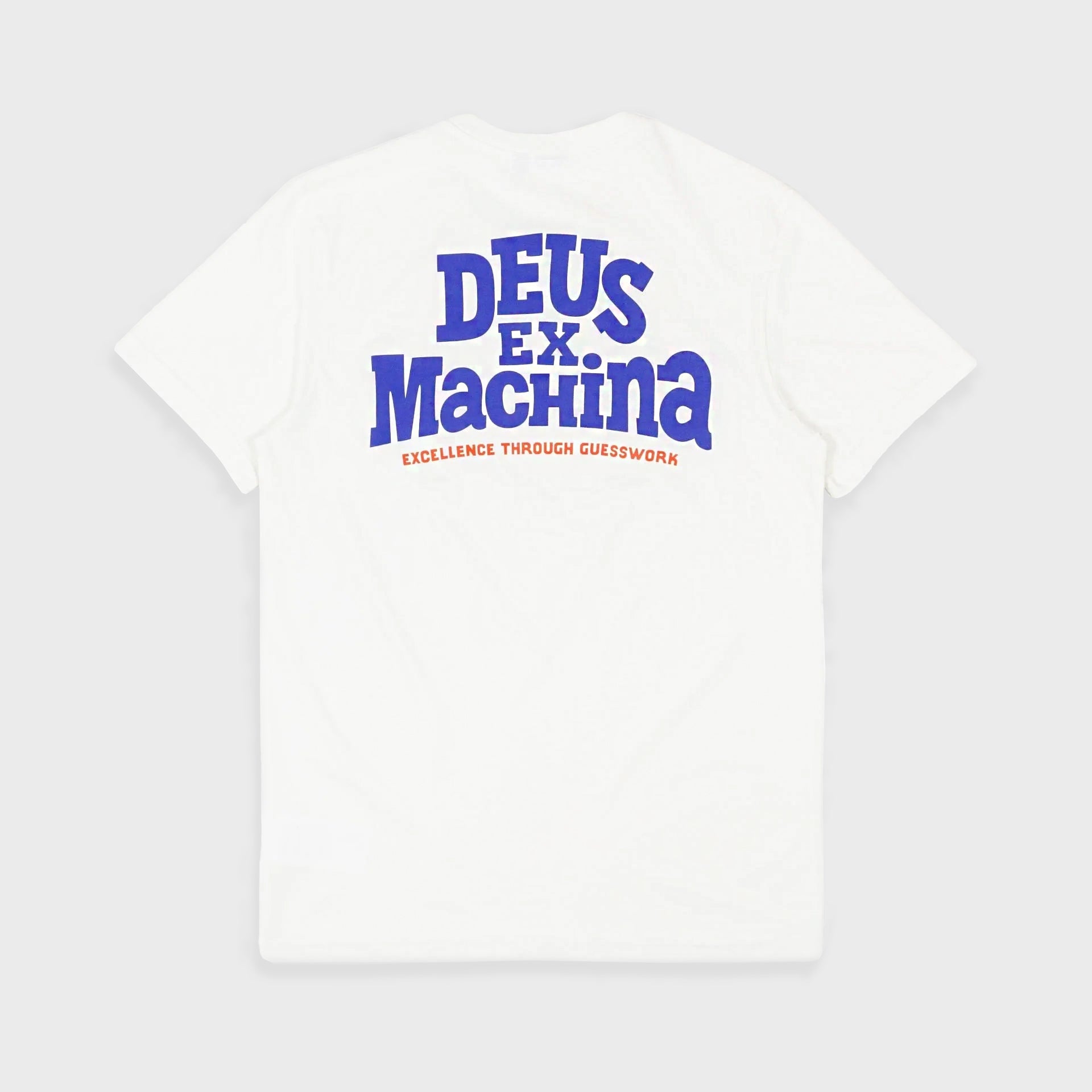 Deus Mens Redline T-Shirt - Vintage White - ManGo Surfing