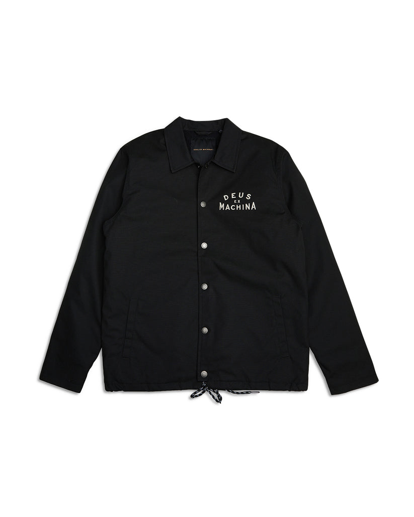 Deus Mens Workshop Coach Jacket - Black