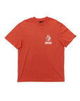 Deus Mens Raptor T-Shirt -  Tangerine Tango