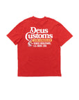 Deus Mens Raptor T-Shirt -  Tangerine Tango