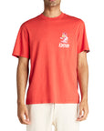 Deus Mens Raptor T-Shirt -  Tangerine Tango