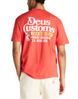 Deus Mens Raptor T-Shirt -  Tangerine Tango