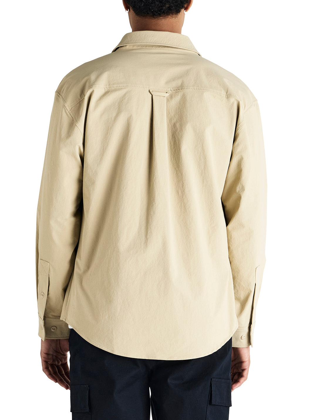 Deus Mens Frizell Travel Long Sleeve Shirt - Safari