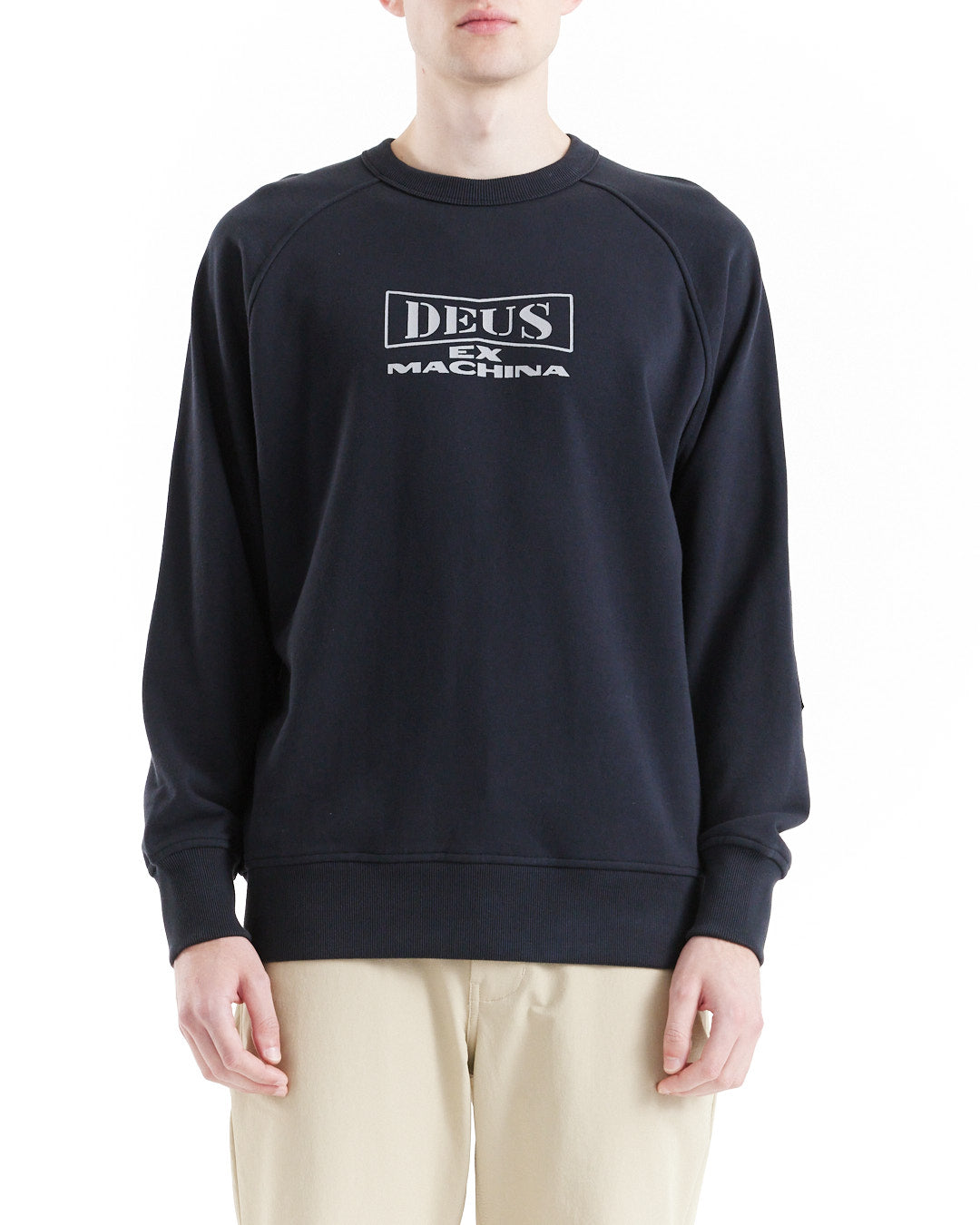 Deus Mens Jethro Crew Sweatshirt - Black