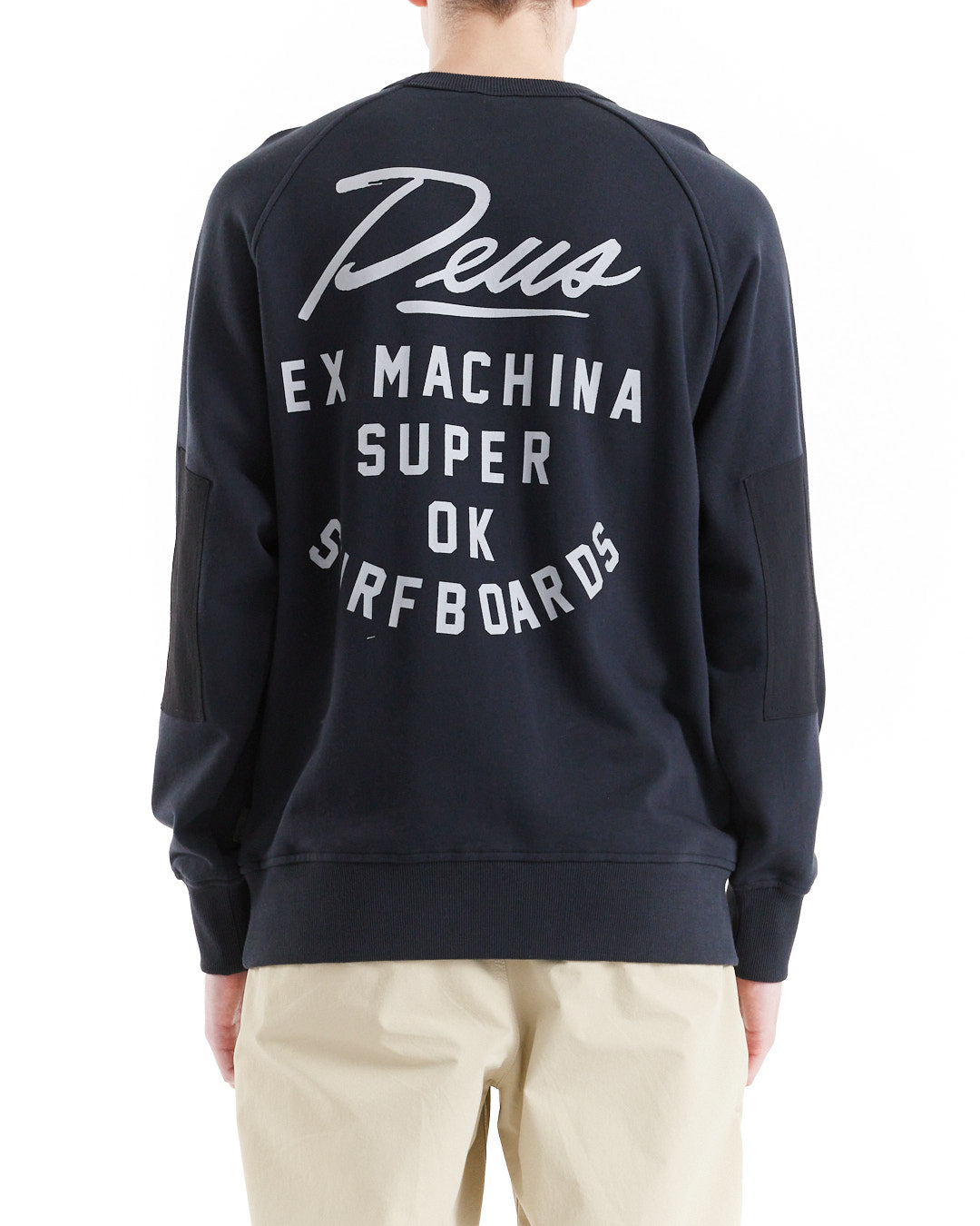 Deus Mens Jethro Crew Sweatshirt - Black