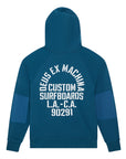 Deus Mens Quay Hoodie - Legion Blue