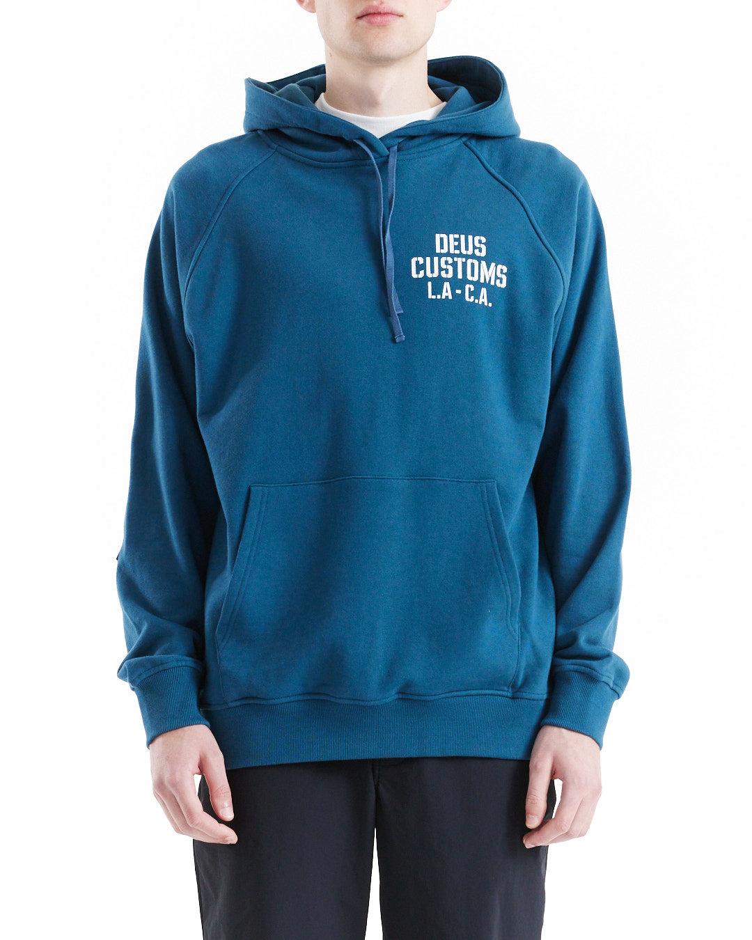 Deus Mens Quay Hoodie - Legion Blue