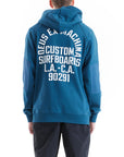 Deus Mens Quay Hoodie - Legion Blue