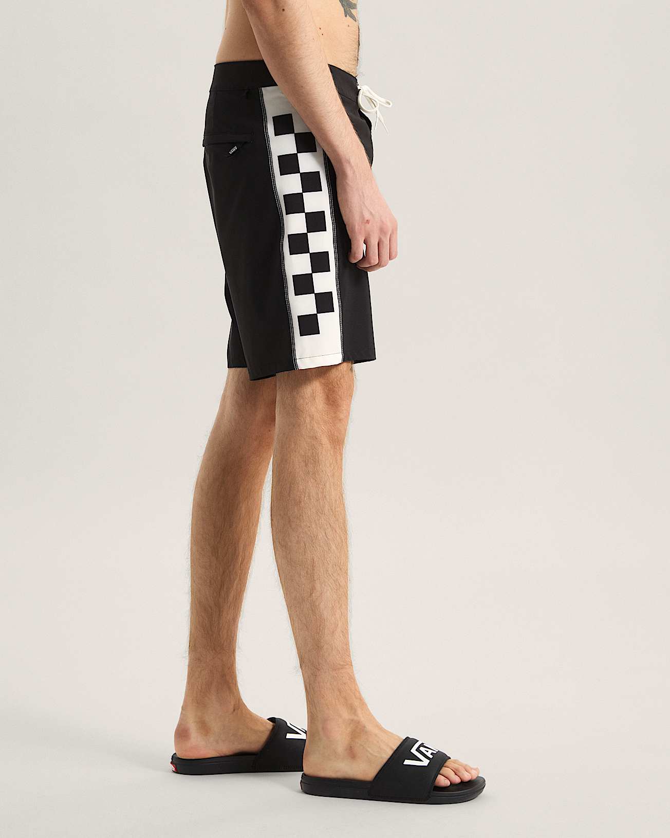 Vans Mens Daily Sideline Mo Boardshorts - Black/Marshmallow