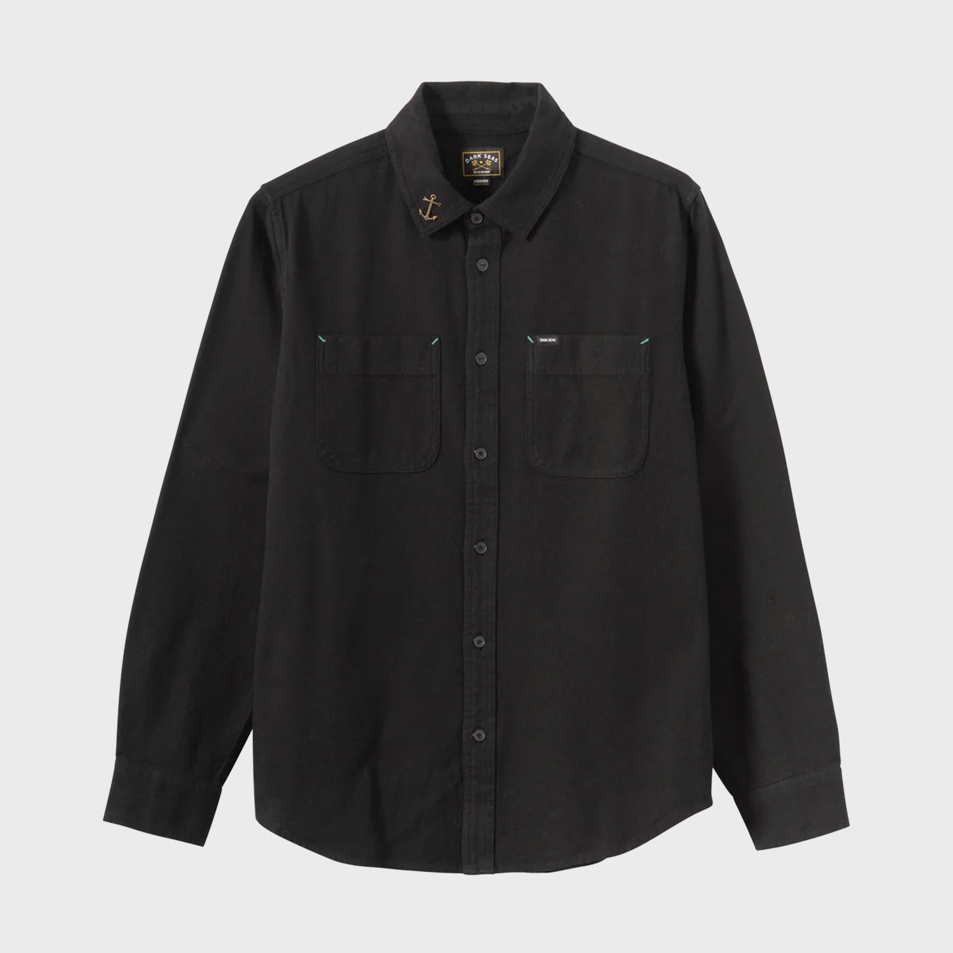 Dark Seas Bergstrom Long Sleeve Shirt - Black - ManGo Surfing