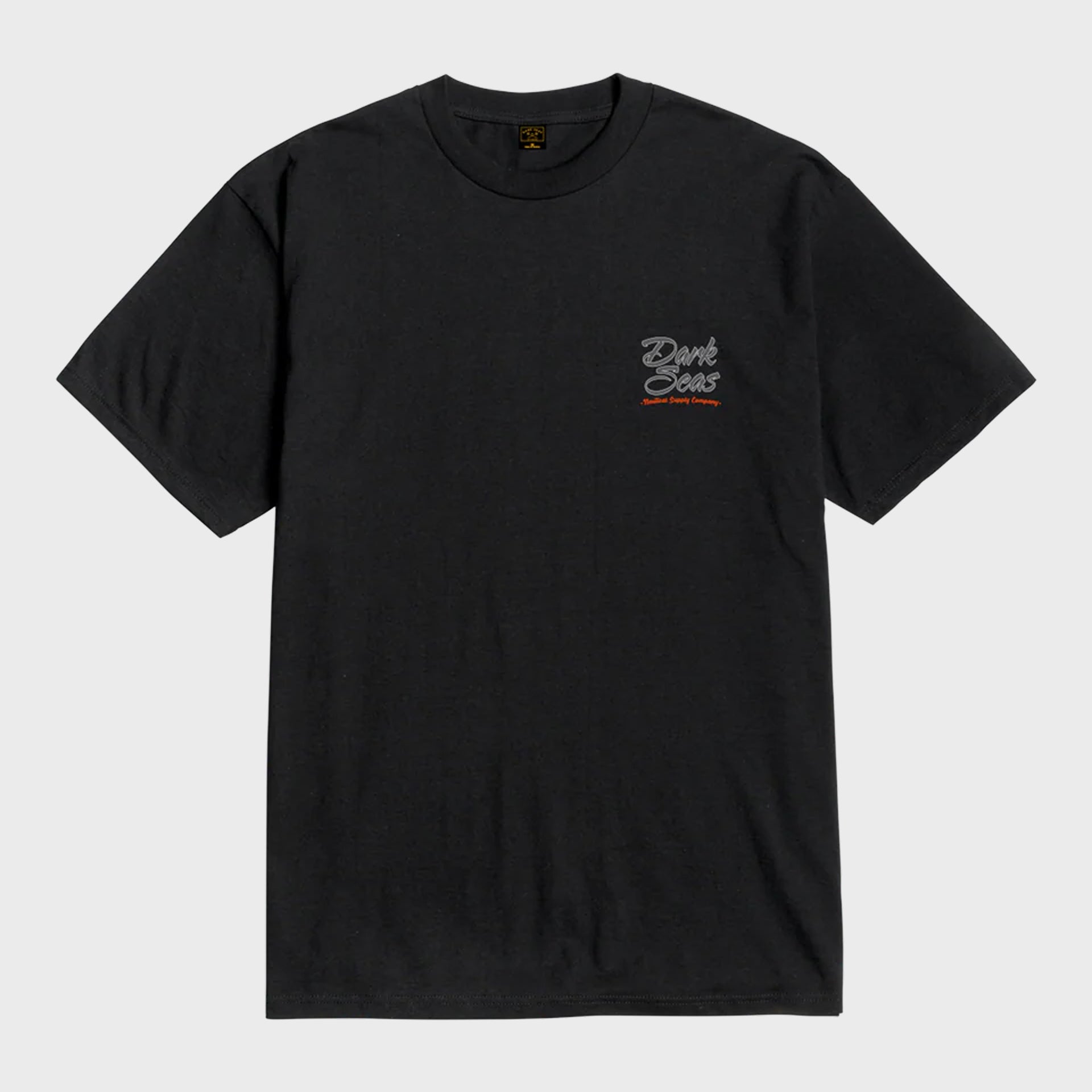 Dark Seas Headway Stock T-Shirt - Black - ManGo Surfing