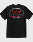 Dark Seas Mens Charter T-Shirt - Black