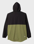 Dark Seas Mens Breaker Jacket - Black/Olive