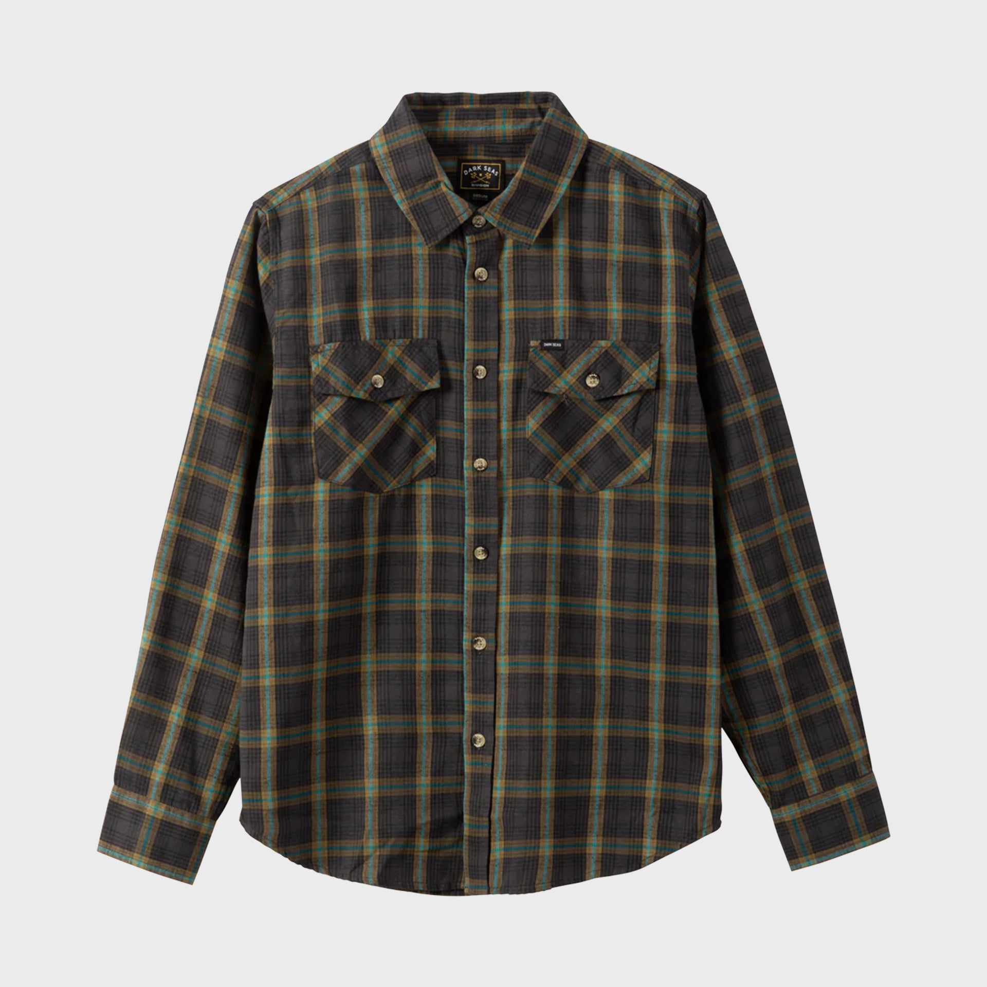 Dark Seas Mens Garrison Shirt - Black - ManGo Surfing