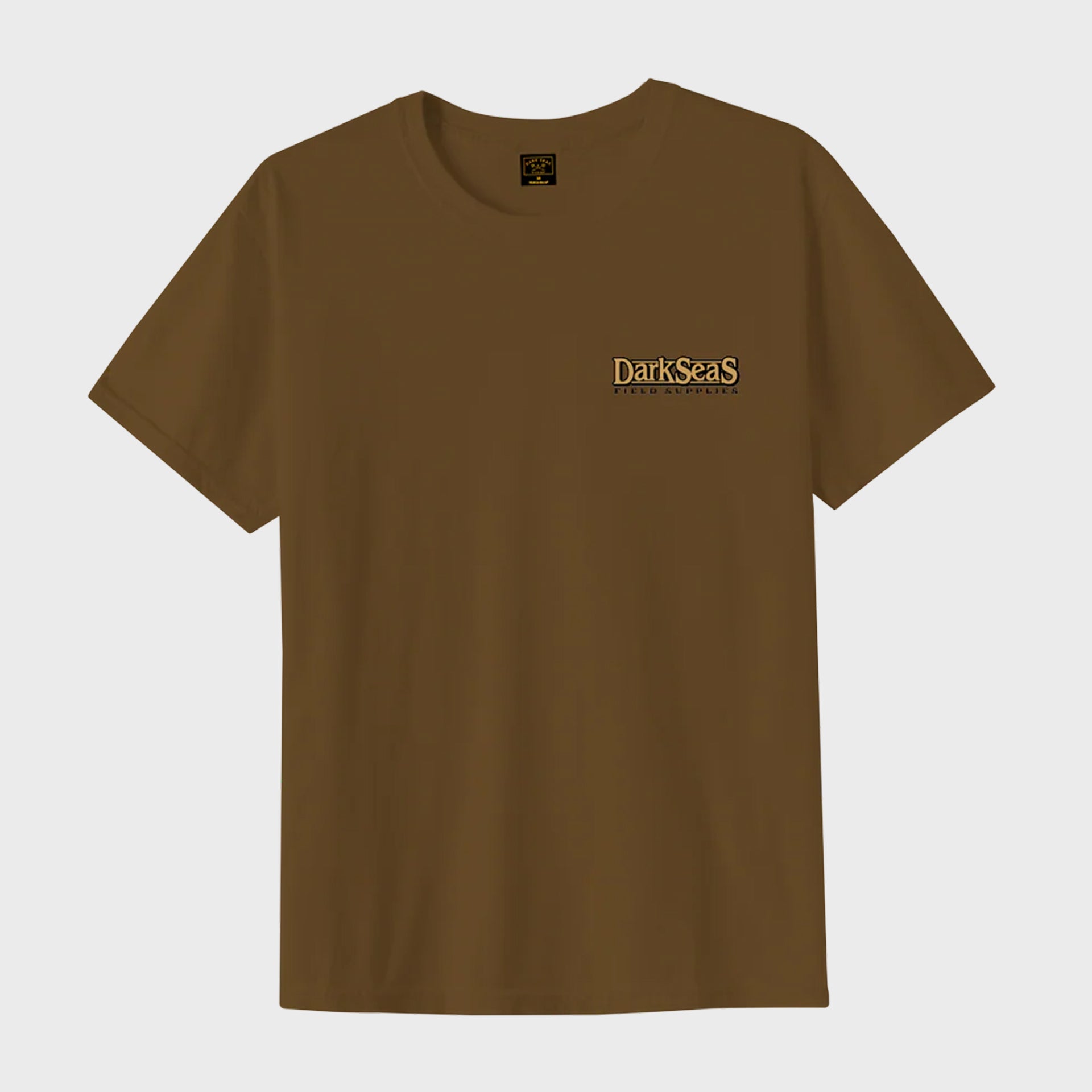 Dark Seas Parklands Pigment T-Shirt - Bronze Brown - ManGo Surfing