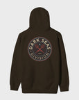 Dark Seas Time Teller Pullover Hoodie - Brown - ManGo Surfing