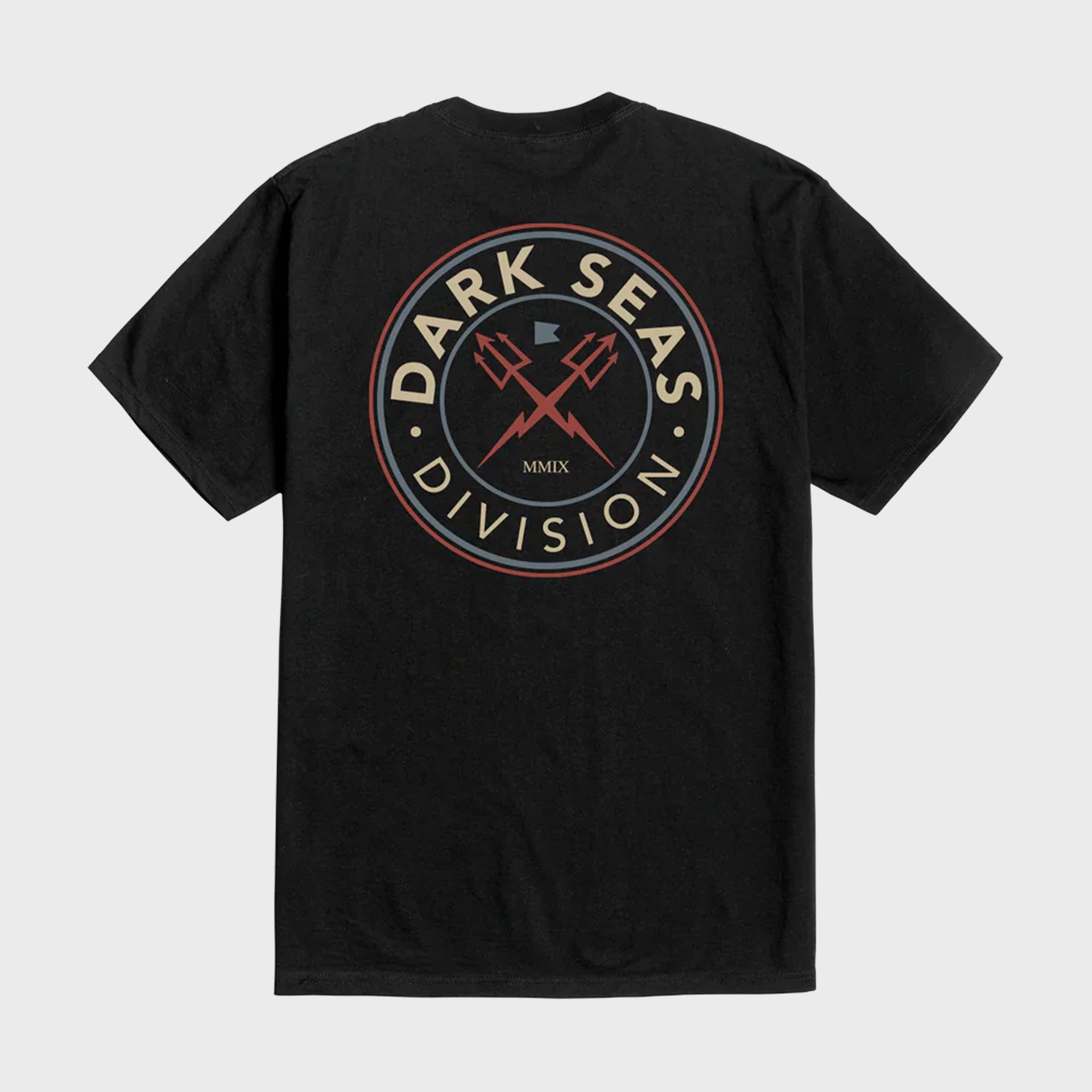 Dark Seas Time Tellers Stock T-Shirt - Black - ManGo Surfing