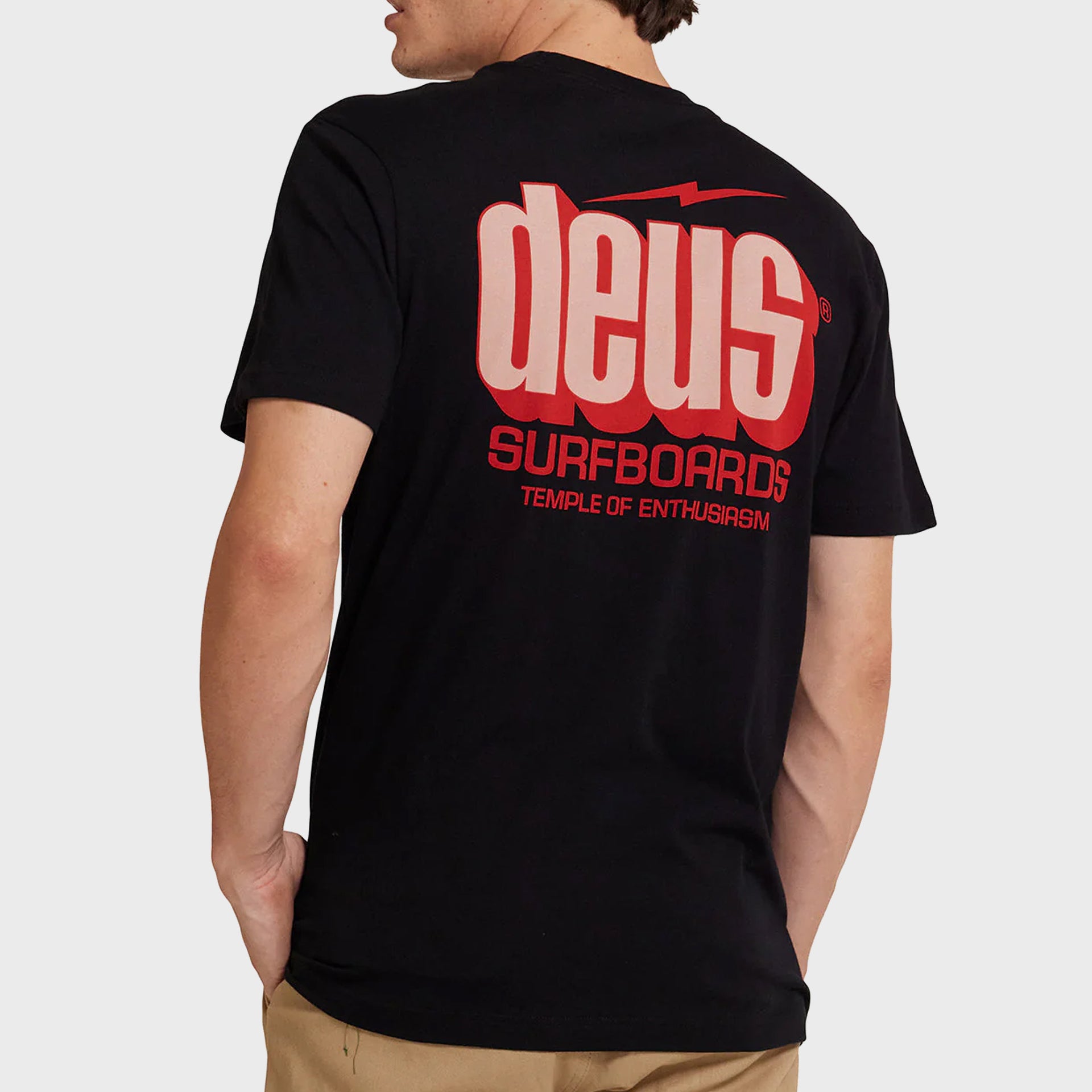 Deus Mens Bolter T-Shirt - Black