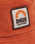 Deus Mens Carmel Cord Bucket Hat - Clay