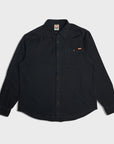 Deus Mens Keon Flannel Shirt - Anthracite