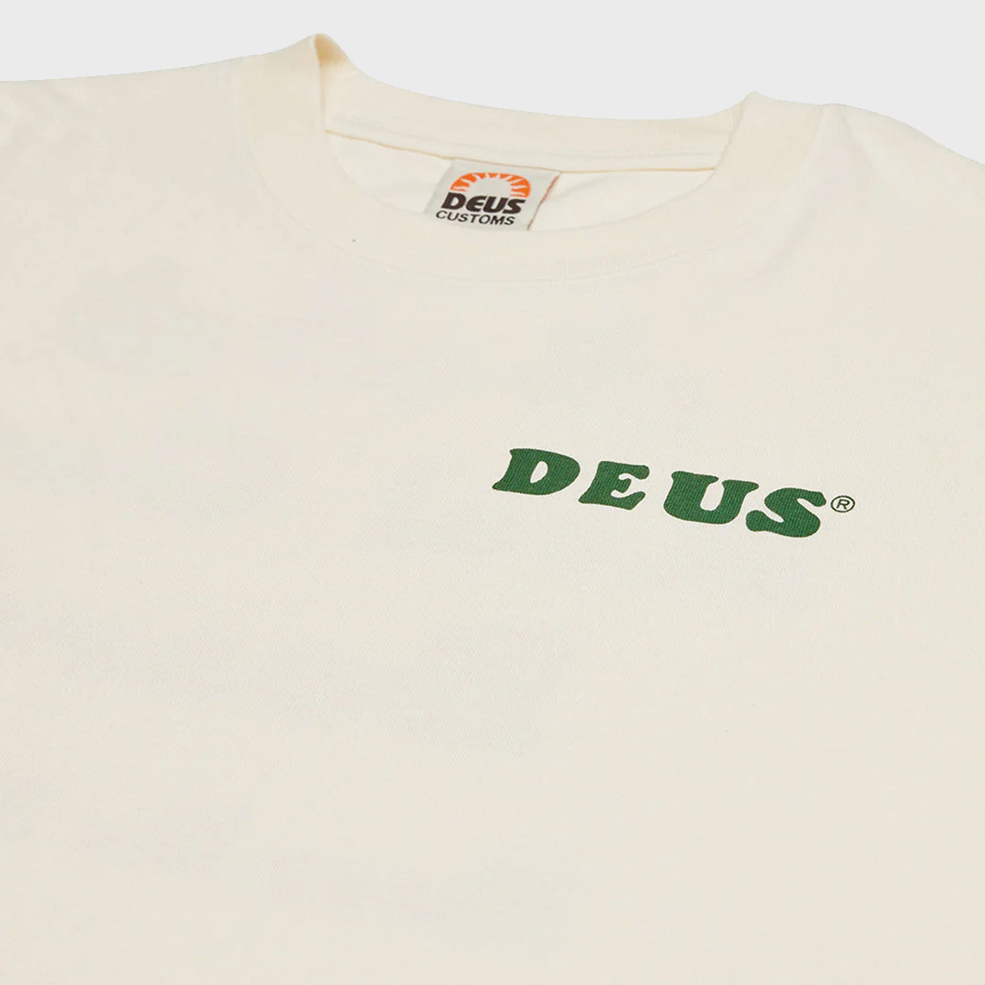 Deus Mens Real Good T-Shirt - Dirty White