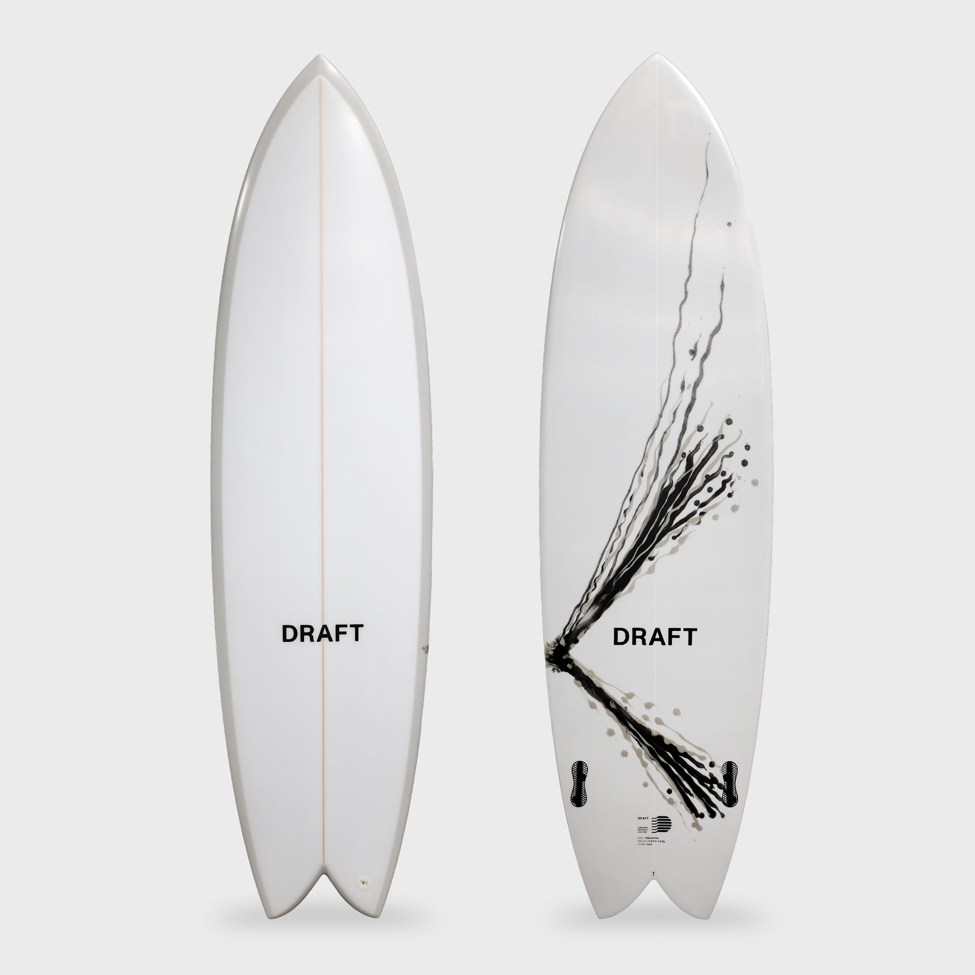 Draft Surf Menace Mid Twin Fin 6'6 (FCSII) - ManGo Surfing