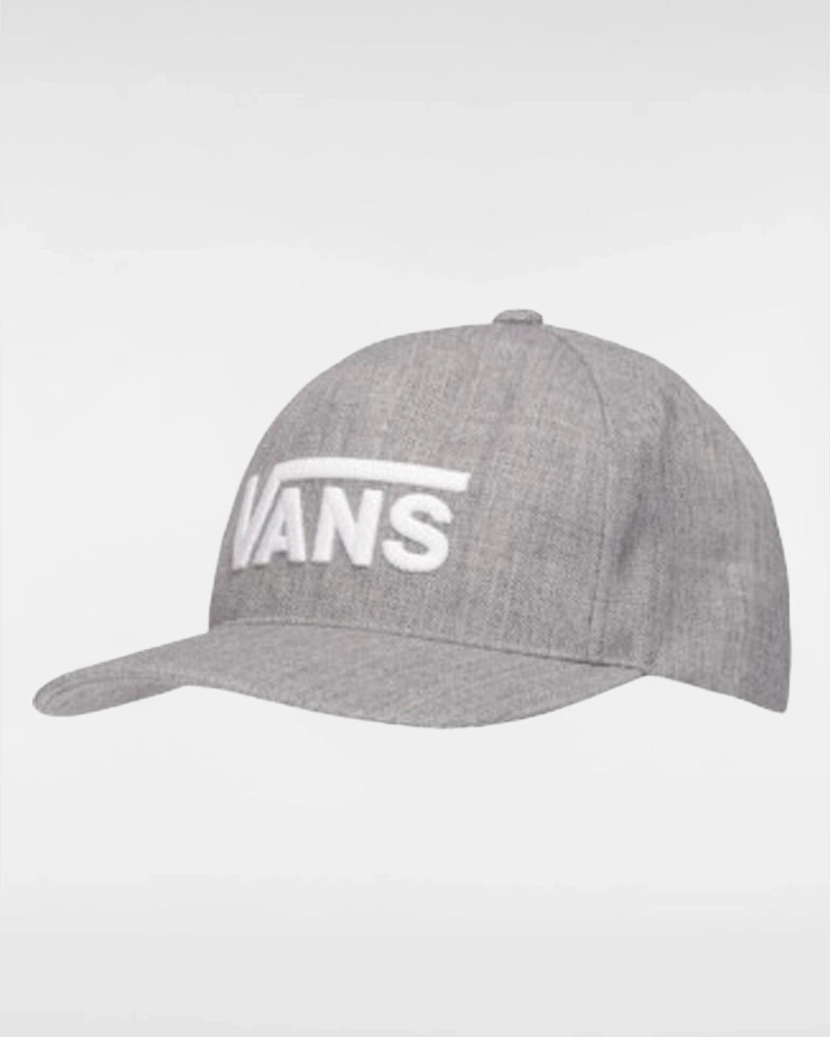 Vans Drop V Logo Snapback Hat - Cement Heather