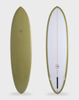Aloha EZ-Mid PU Tint Polish Surfboard 3F (1+2Future) - Seamist