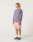The Critical Slide Society Mens Friends Crew Sweatshirt - Violet