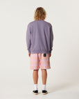 The Critical Slide Society Mens Friends Crew Sweatshirt - Violet