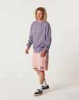 The Critical Slide Society Mens Friends Crew Sweatshirt - Violet