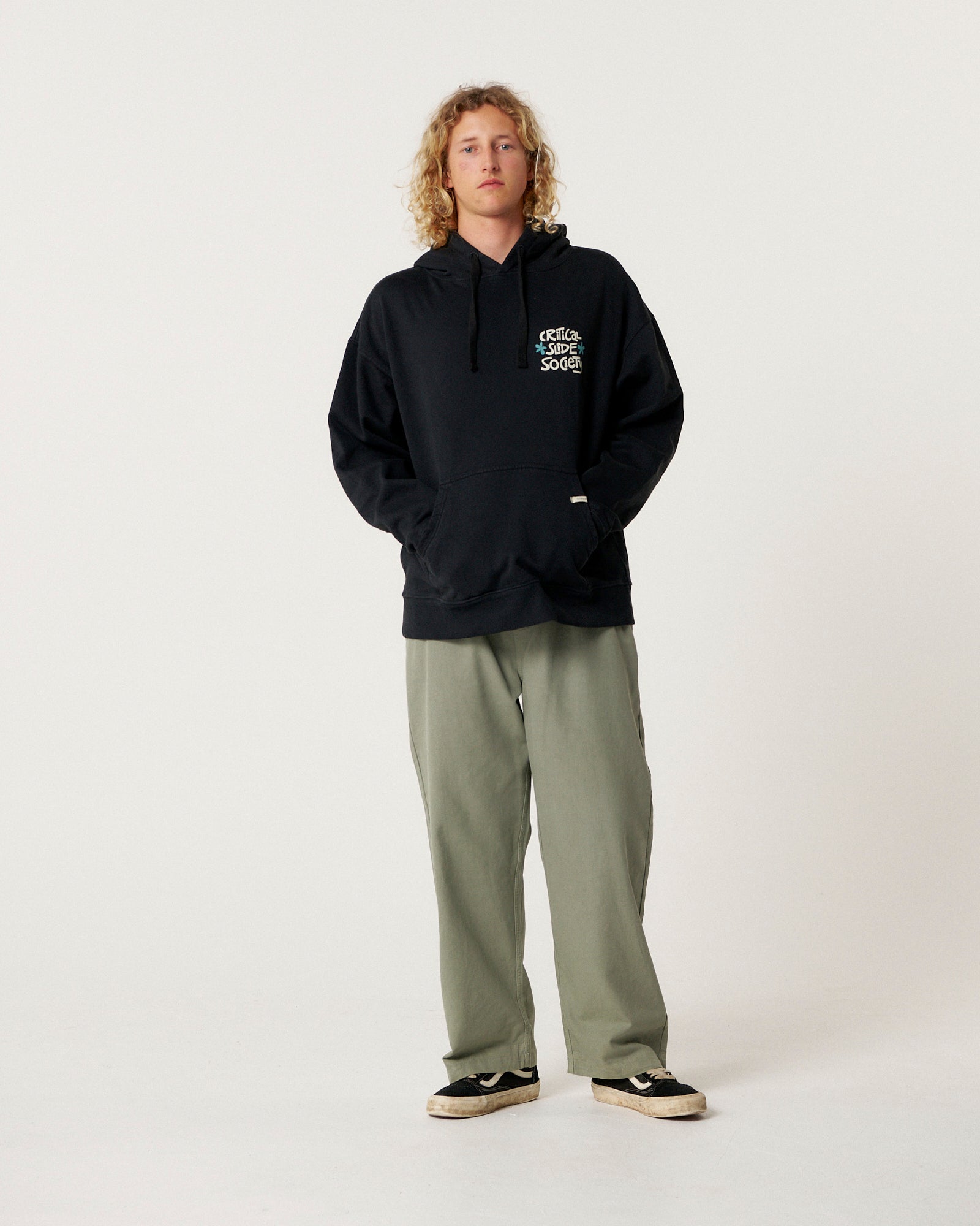 The Critical Slide Society Mens Very Nice Hoodie - Vintage Black