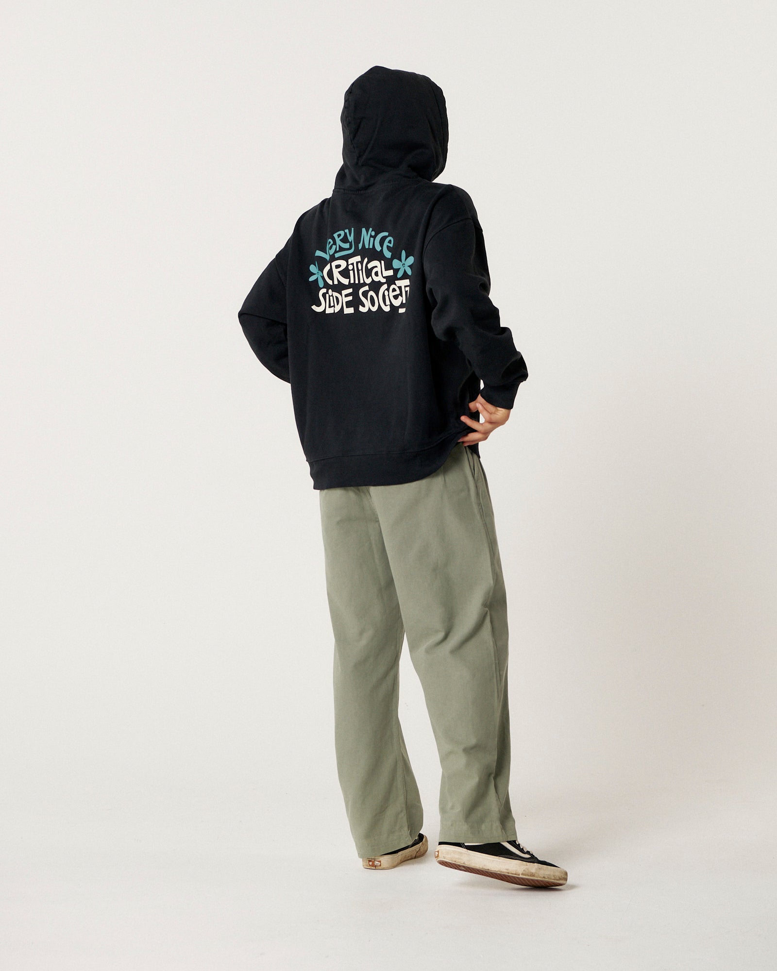 The Critical Slide Society Mens Very Nice Hoodie - Vintage Black