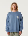 The Critical Slide Society Mens Sabbatical Crew Sweatshirt - Blue