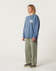 The Critical Slide Society Mens Sabbatical Crew Sweatshirt - Blue