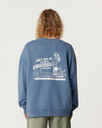 The Critical Slide Society Mens Sabbatical Crew Sweatshirt - Blue