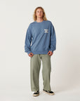The Critical Slide Society Mens Sabbatical Crew Sweatshirt - Blue