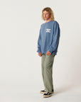 The Critical Slide Society Mens Sabbatical Crew Sweatshirt - Blue
