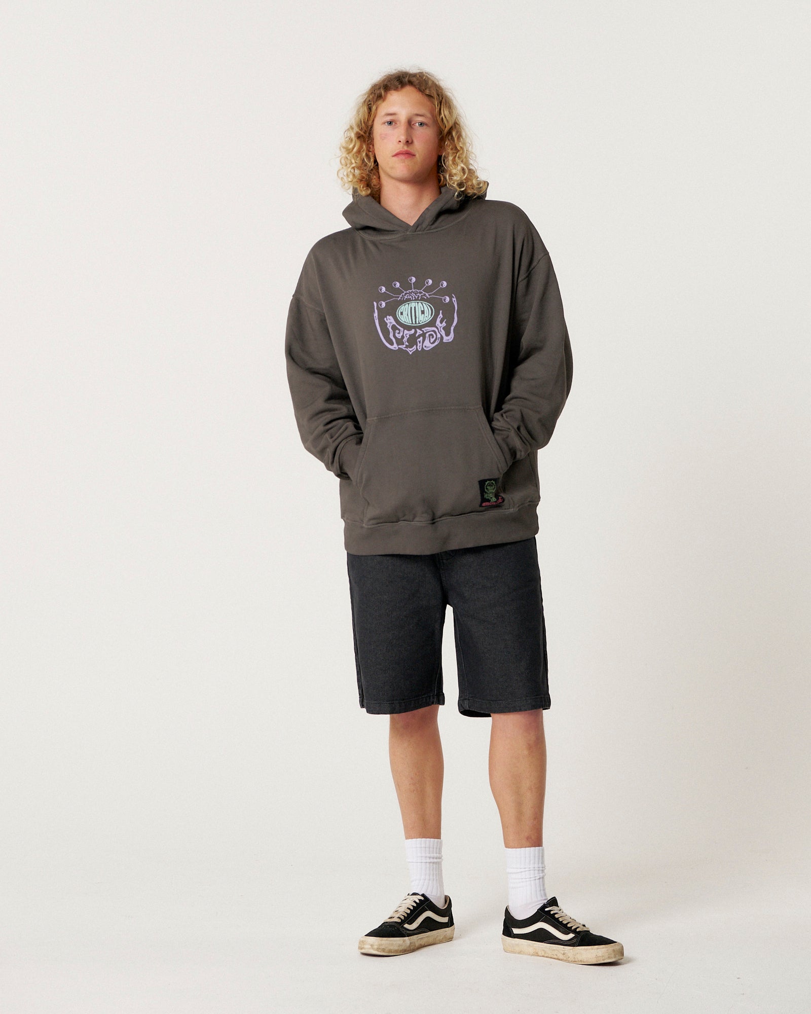 The Critical Slide Society Mens Madness Hoodie - Asphalt