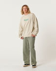The Critical Slide Society Mens Mellow Crew Sweatshirt - Ecru