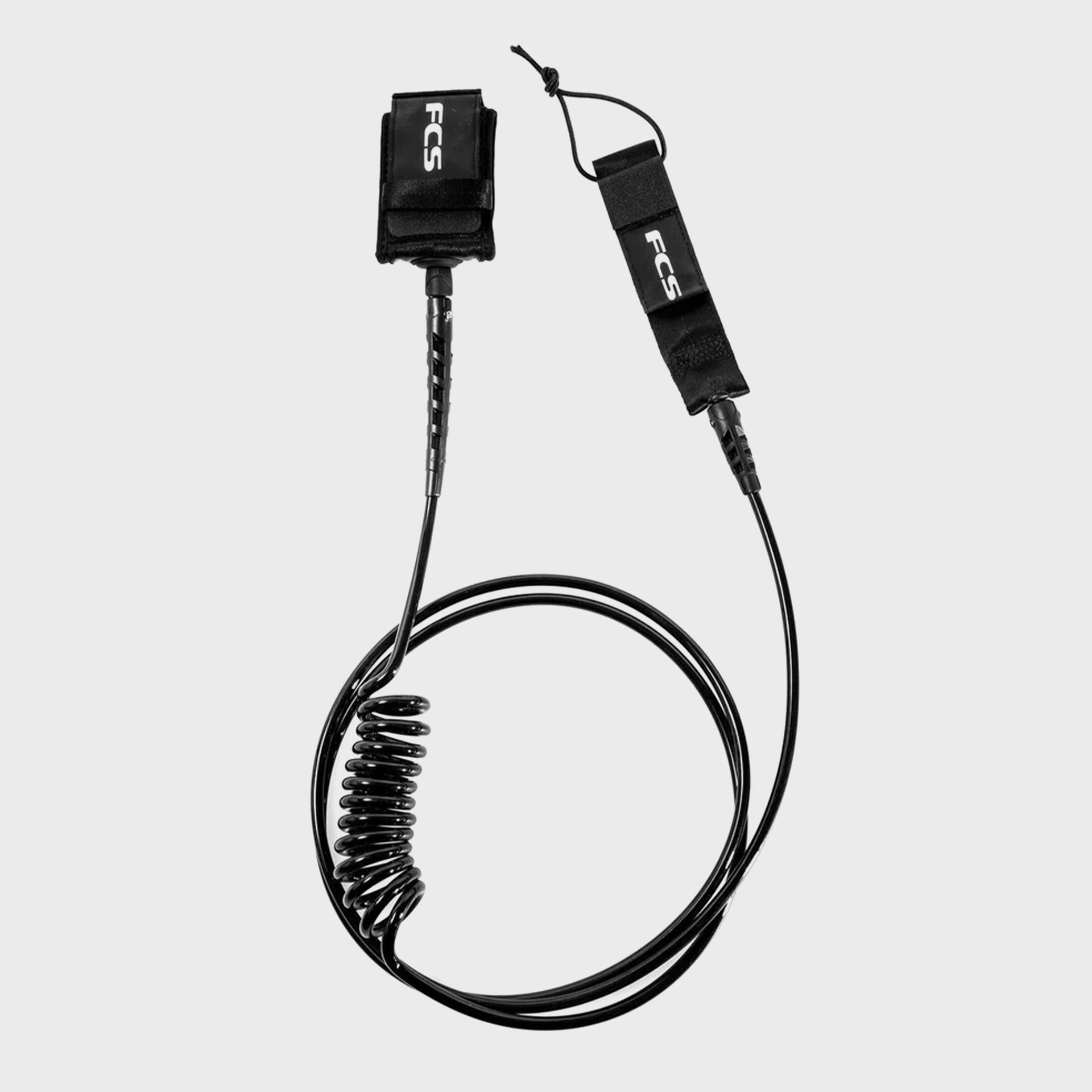 FCS Essential Ankle Leash - 10' - Black - ManGo Surfing