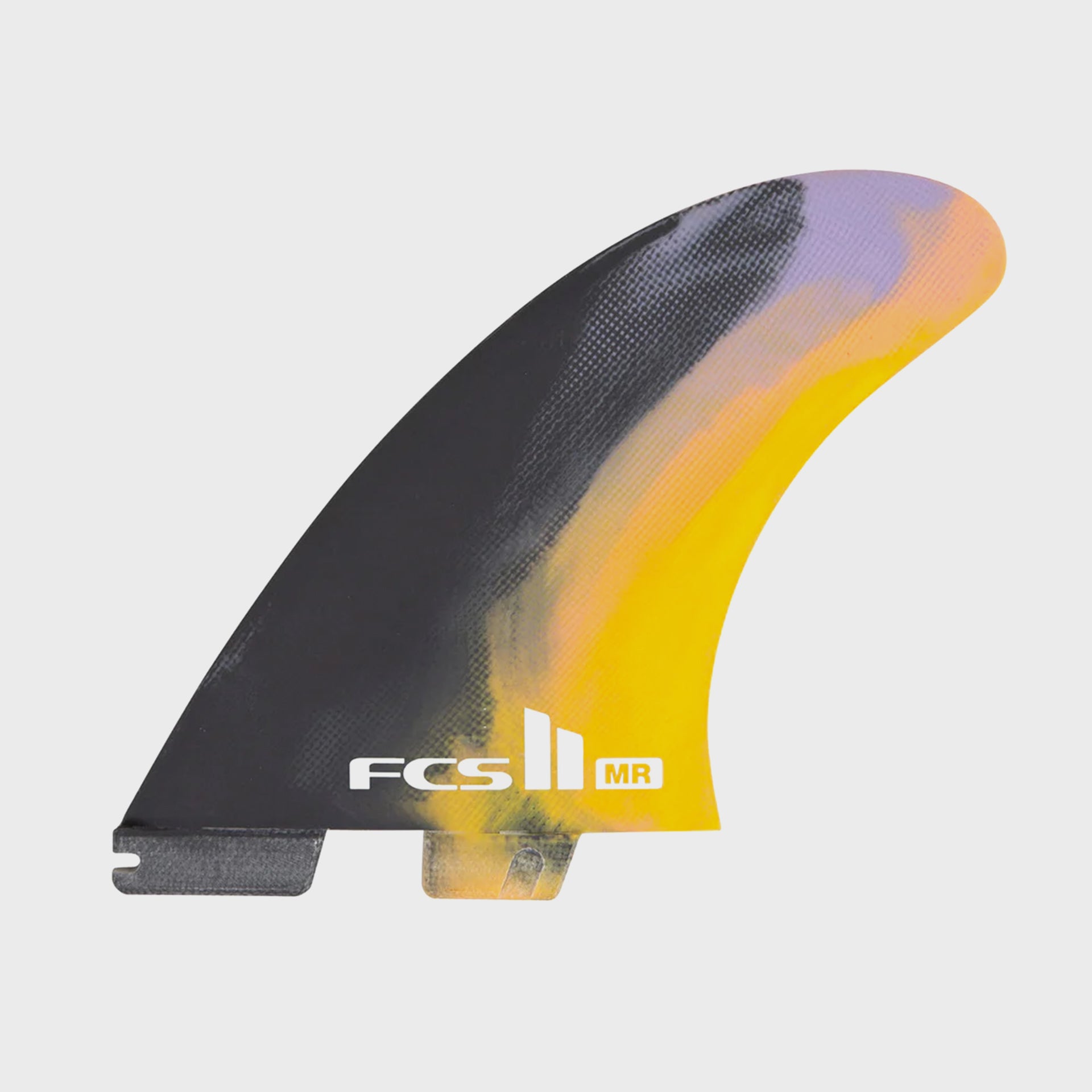 FCS Mark Richards FCS II Twin+ Stabiliser Fins - Black/Colour Swirl - ManGo Surfing