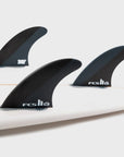 FCS MF FCS II Neo Carbon Tri Fins - Large - Black/Charcoal - ManGo Surfing