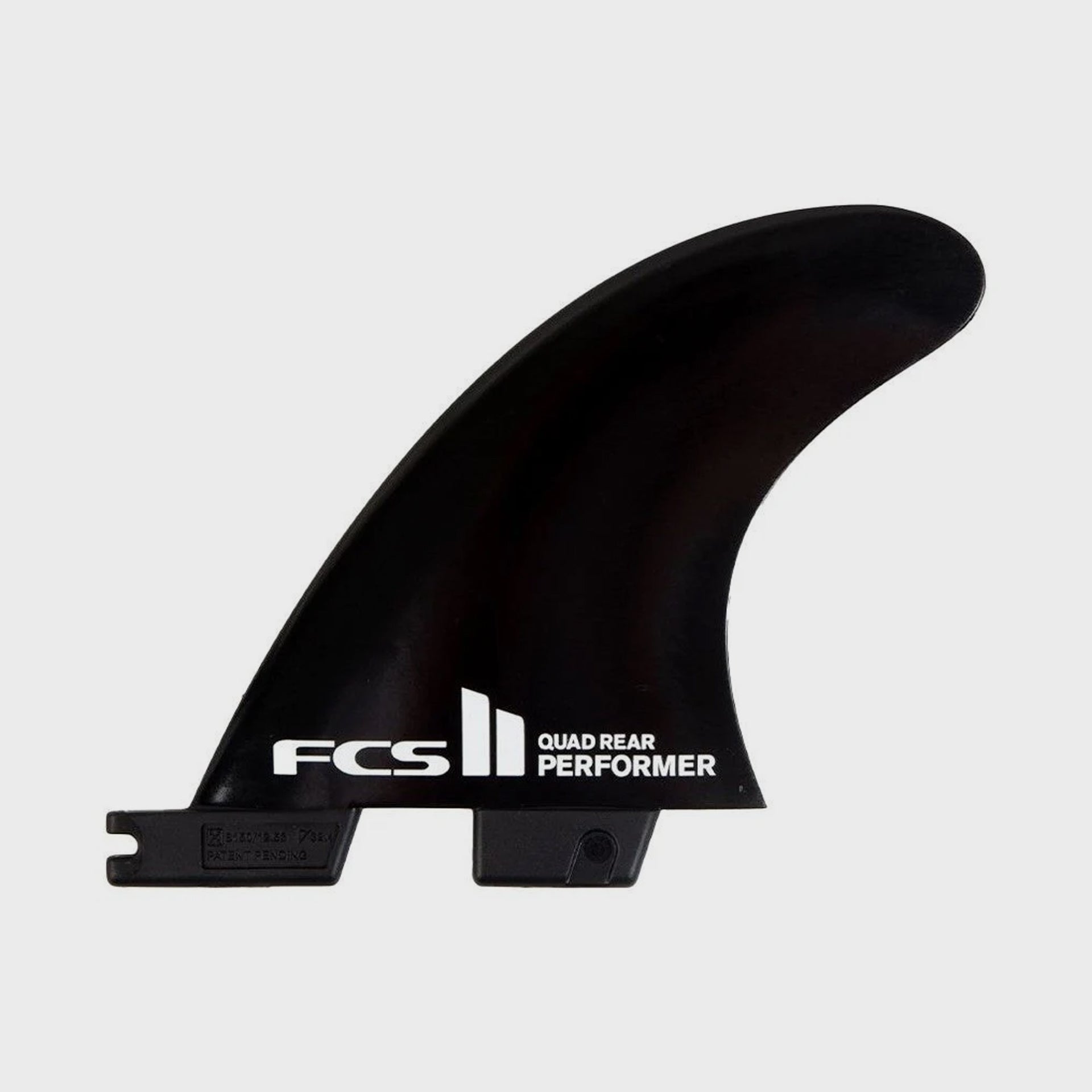 FCS Performer FCS II Quad Rear Fin - Medium - Black - ManGo Surfing