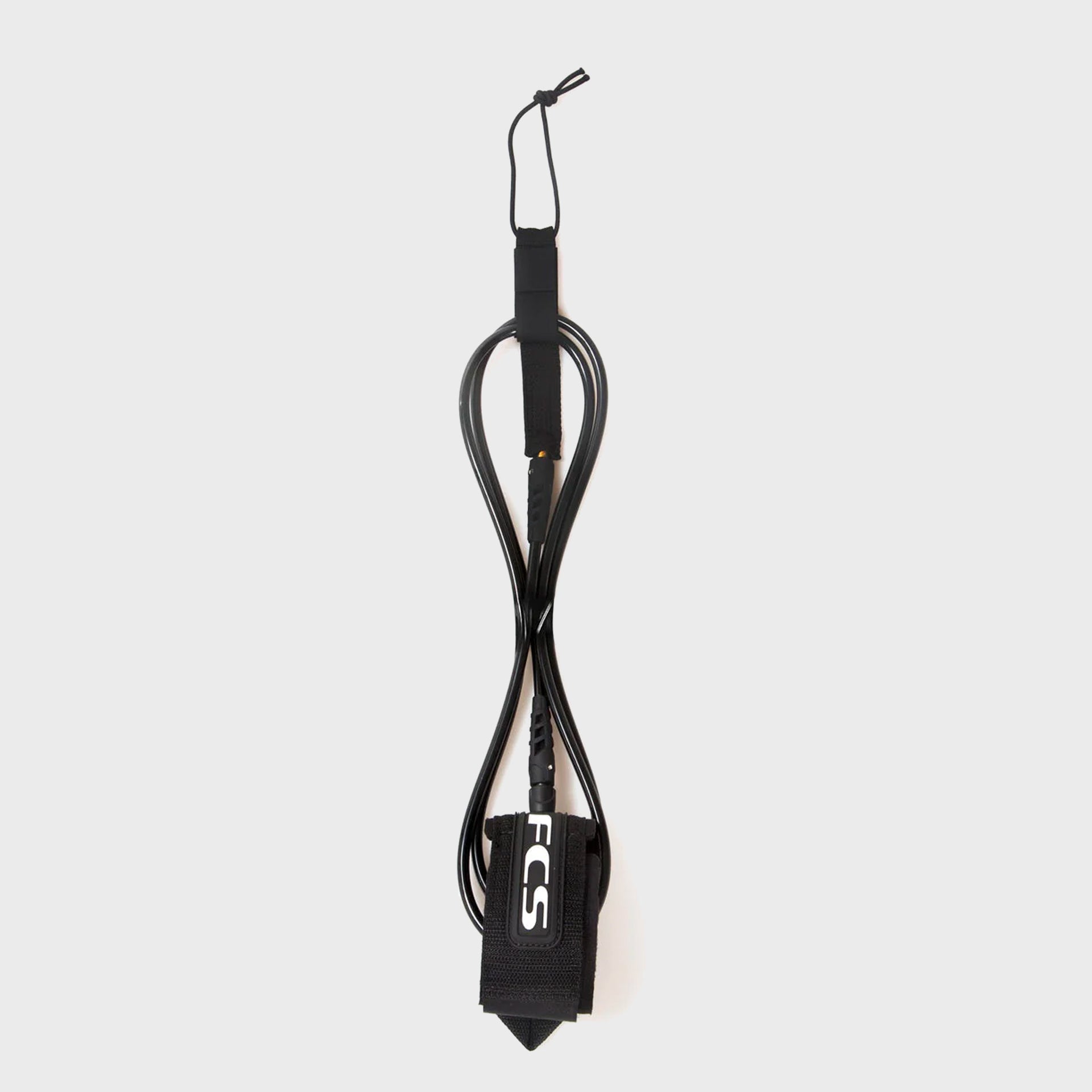 FCS Regular Classic Leash - 7' - Black - ManGo Surfing