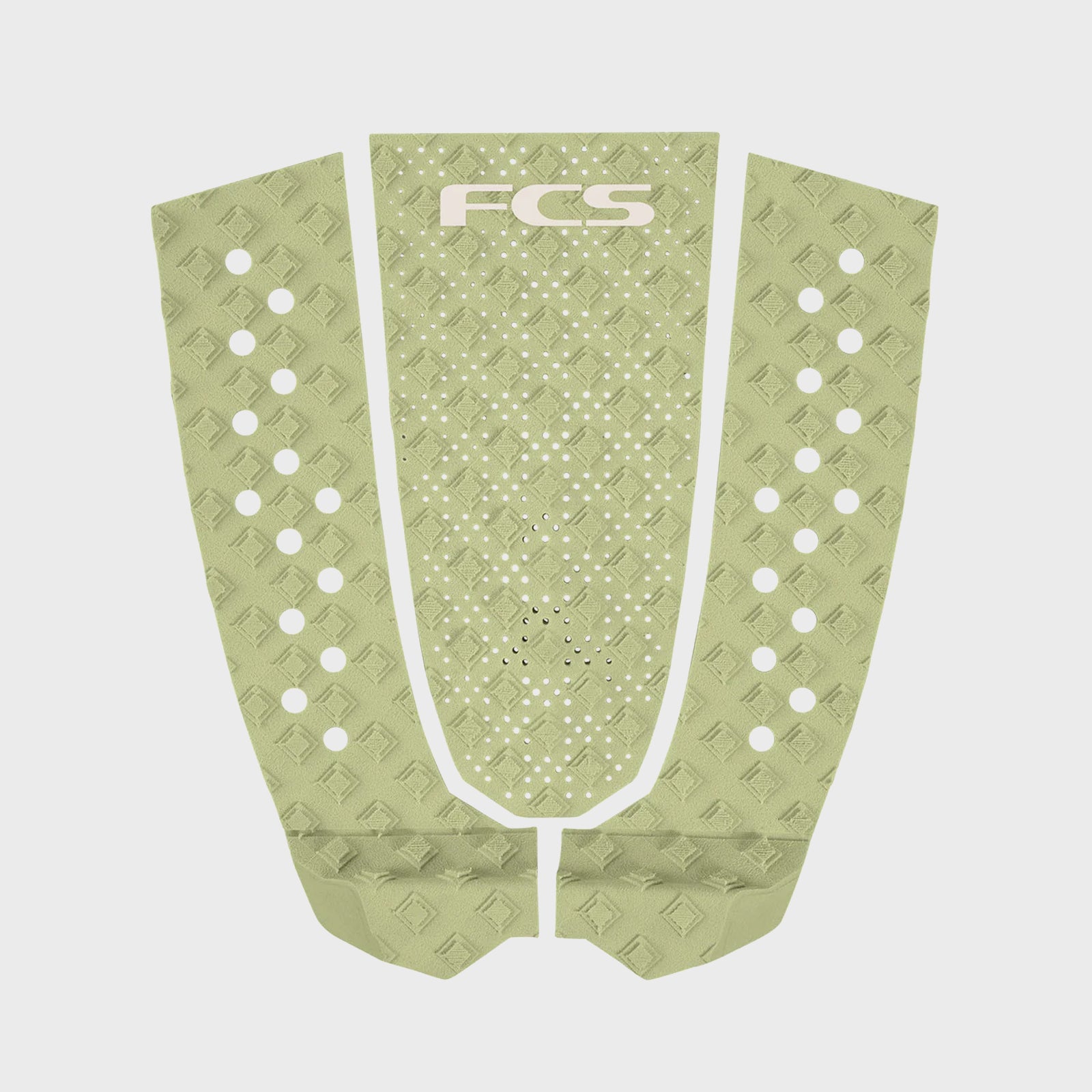 FCS T-3 Eco Traction Pad - Eucalyptus - ManGo Surfing