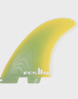 FCS Town and Country FCS II Twin+ Stabiliser Fin - Yellow Fade - ManGo Surfing