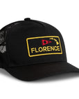 Florence Marine Island Trucker Hat - One Size - Black - ManGo Surfing