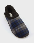 Homeys Fin Blue Grey Check Men’s Slippers - ManGo Surfing