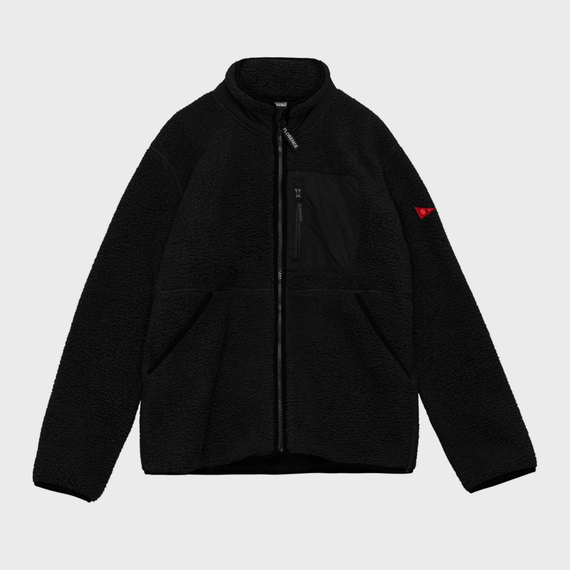 High Pile Utility Fleece Jacket - Mens Jacket - Black - ManGo Surfing